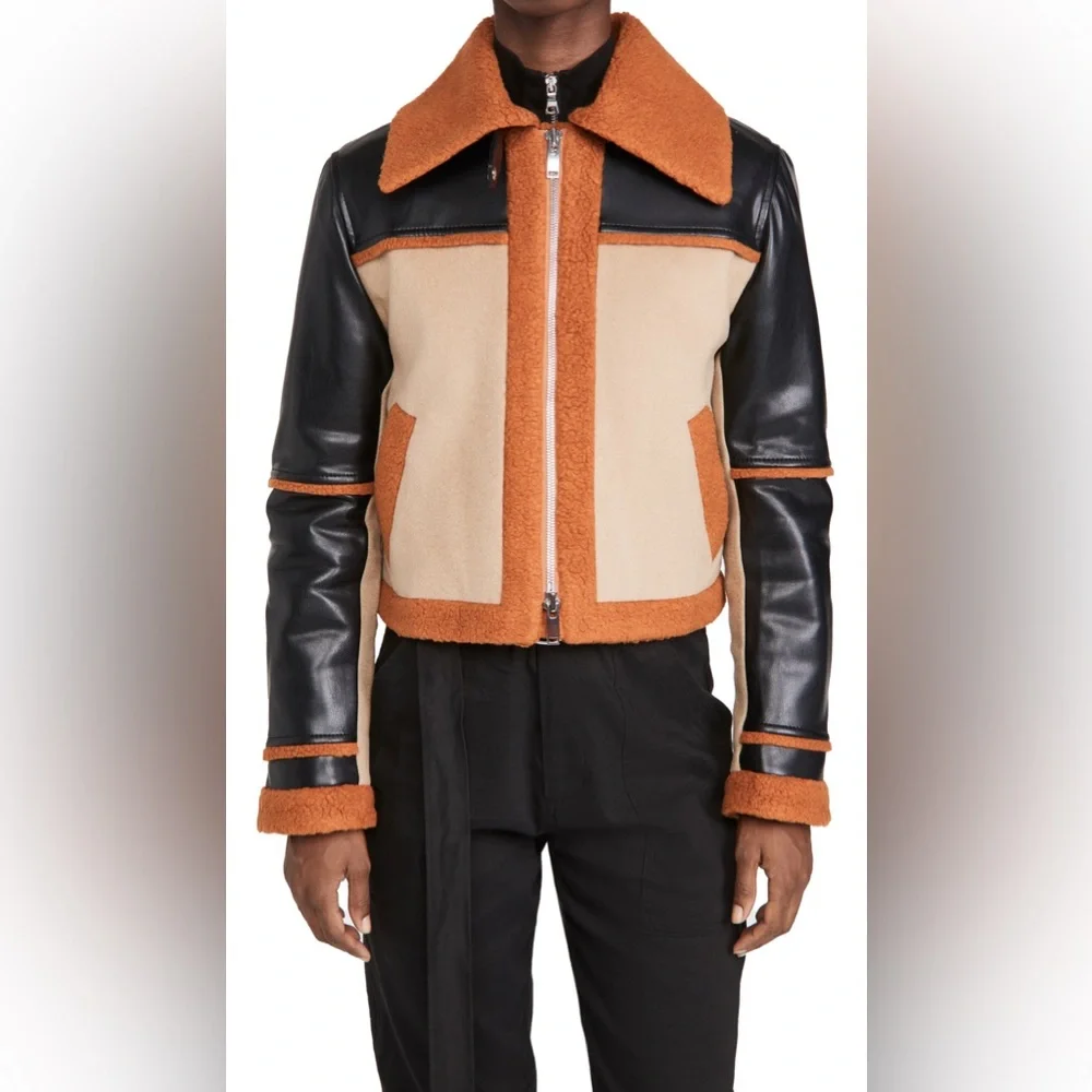 Jonathan Simkhai
Adelynn Color Block Sherpa Jacket - Picture 1 of 11